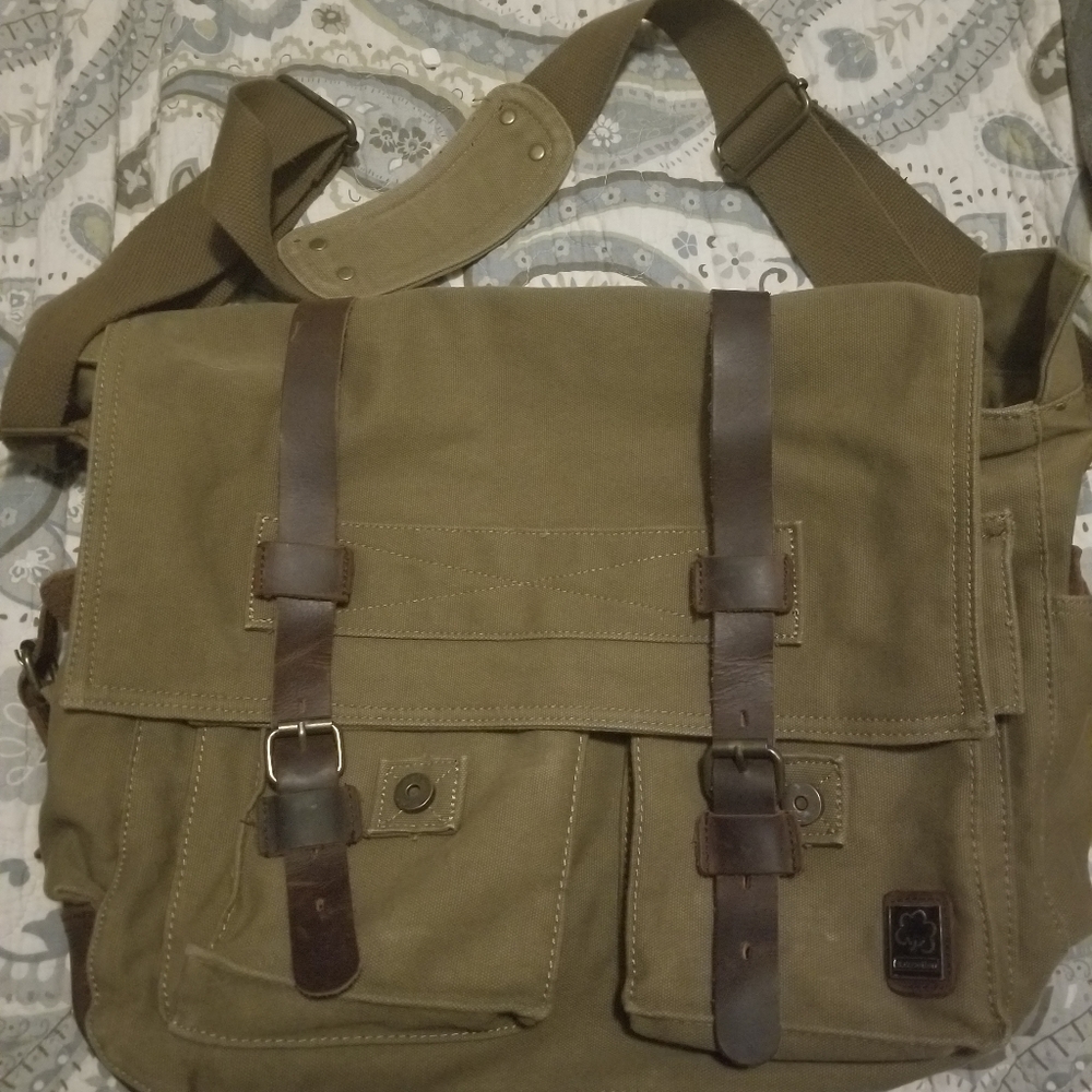 Canvas Messenger Bag